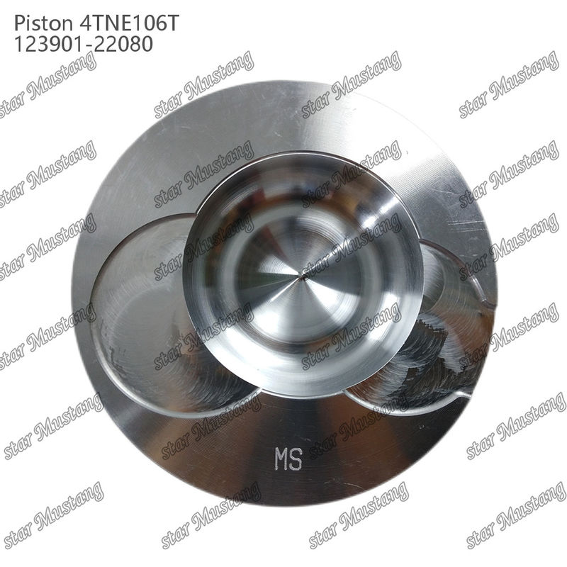 Piston 4TNE106T With Valve Print 123901-22080 For Yanmar Diesel Engine Repair Parts