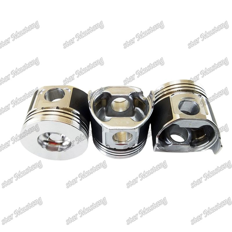 Piston S4D84E-5 4TNV84 Height 84mm Combustion Chamber Size 41.3mm 129508-22080 For Yanmar Diesel Engine Repair Parts