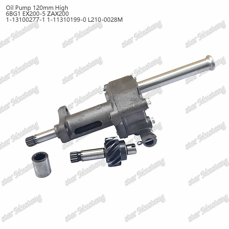 Oil Pump 6BG1 120mm High EX200-5 ZAX200 1-13100277-1 1-13100204-1 For Isuzu Engine Spare Parts
