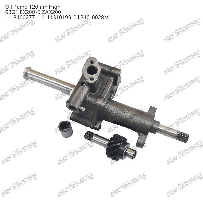 Oil Pump 6BG1 120mm High EX200-5 ZAX200 1-13100277-1 1-13100204-1 For Isuzu Engine Spare Parts