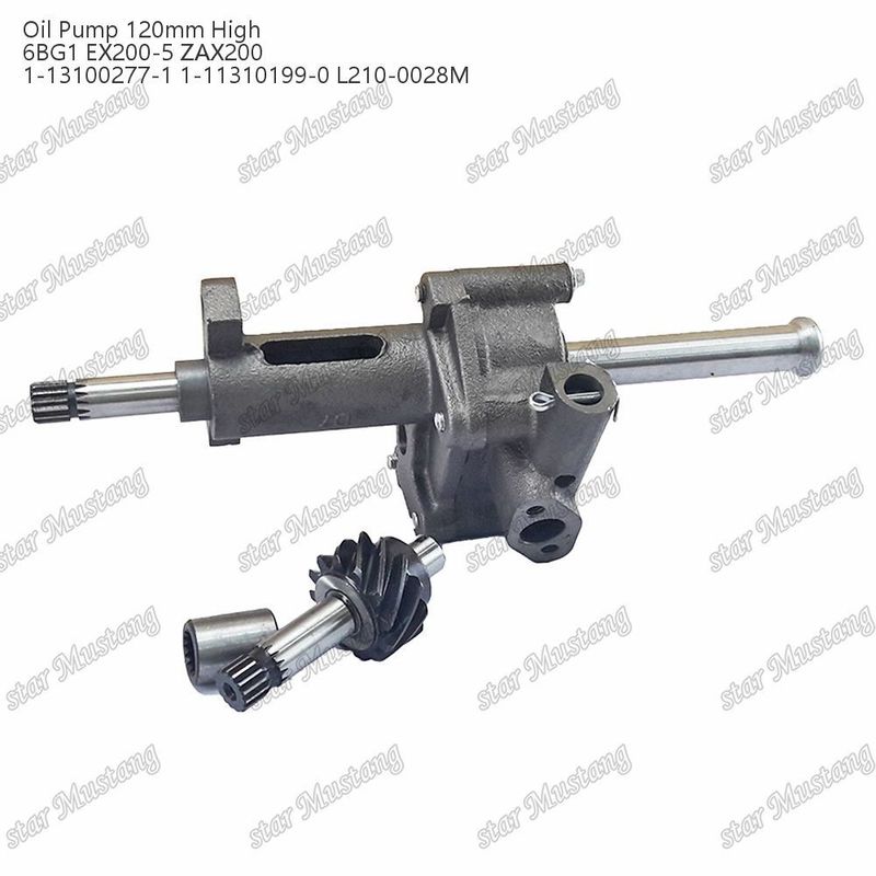 Oil Pump 6BG1 120mm High EX200-5 ZAX200 1-13100277-1 1-13100204-1 For Isuzu Engine Spare Parts