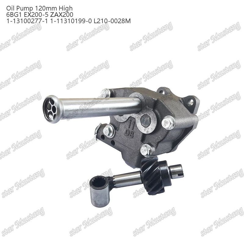 Oil Pump 6BG1 120mm High EX200-5 ZAX200 1-13100277-1 1-13100204-1 For Isuzu Engine Spare Parts