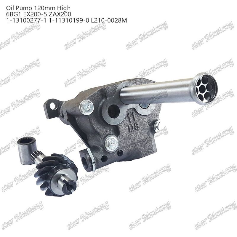 Oil Pump 6BG1 120mm High EX200-5 ZAX200 1-13100277-1 1-13100204-1 For Isuzu Engine Spare Parts