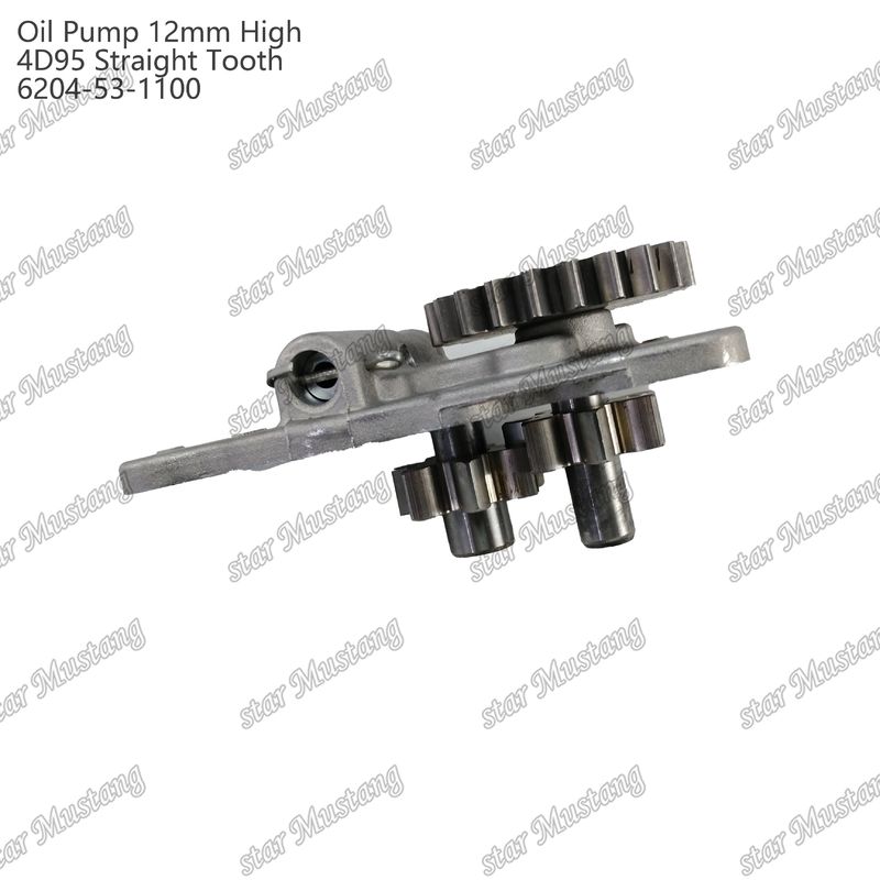 Oil Pump 4D95 12mm High Straight Teeth 6204-53-1100 For Isuzu Engine Spare Parts