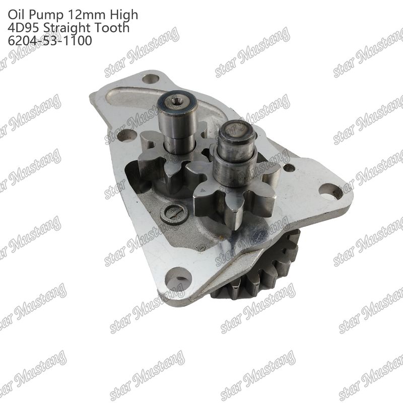 Oil Pump 4D95 12mm High Straight Teeth 6204-53-1100 For Isuzu Engine Spare Parts