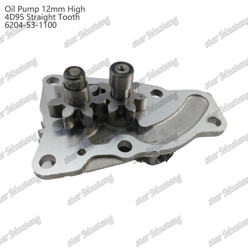 Oil Pump 4D95 12mm High Straight Teeth 6204-53-1100 For Isuzu Engine Spare Parts