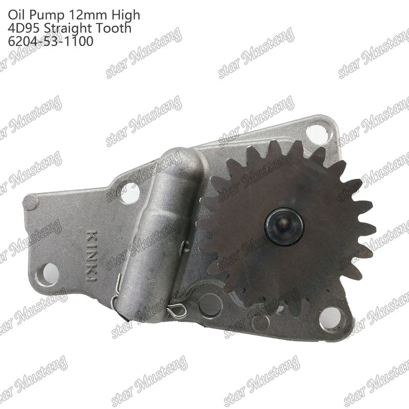 Oil Pump 4D95 12mm High Straight Teeth 6204-53-1100 For Isuzu Engine Spare Parts