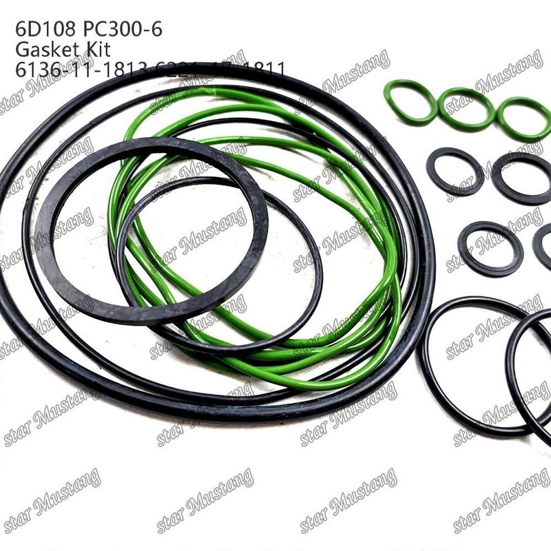 Full Gasket Kit 6D108 PC300-6 6136-11-1813 6221-17-1811 Gasket Set For Komatsu Diesel Engine Repair Parts