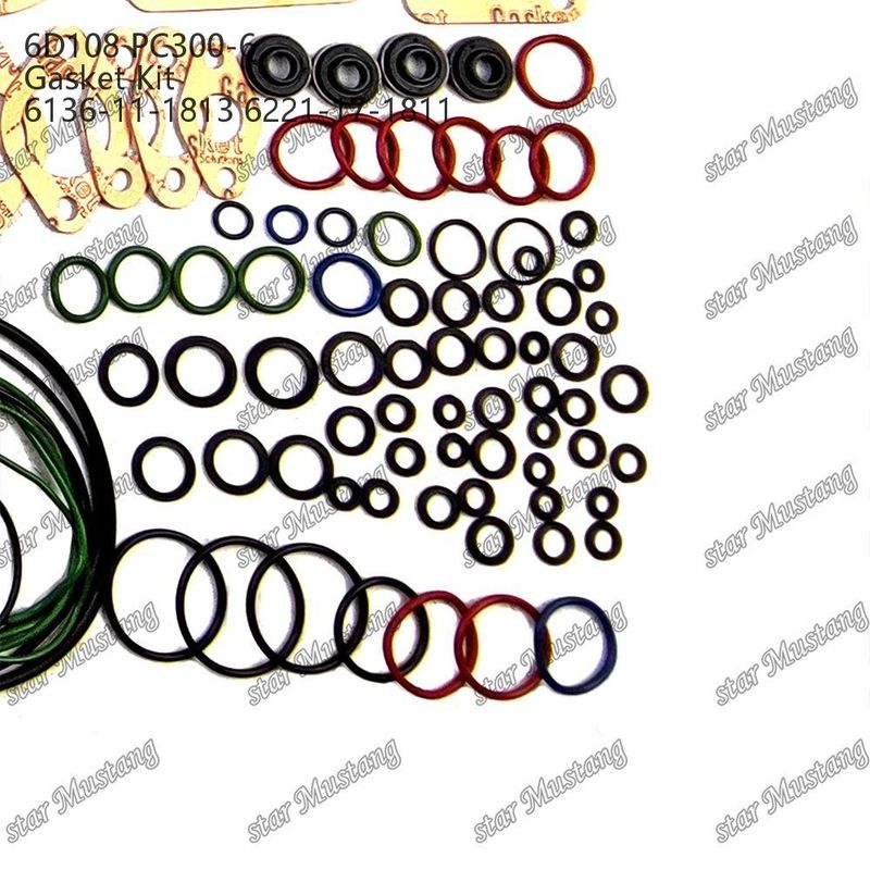 Full Gasket Kit 6D108 PC300-6 6136-11-1813 6221-17-1811 Gasket Set For Komatsu Diesel Engine Repair Parts