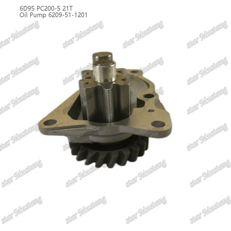 Oil Pump 6D95 PC200-5 21T 6209-51-1201 For Kumatsu Engine Spare Parts