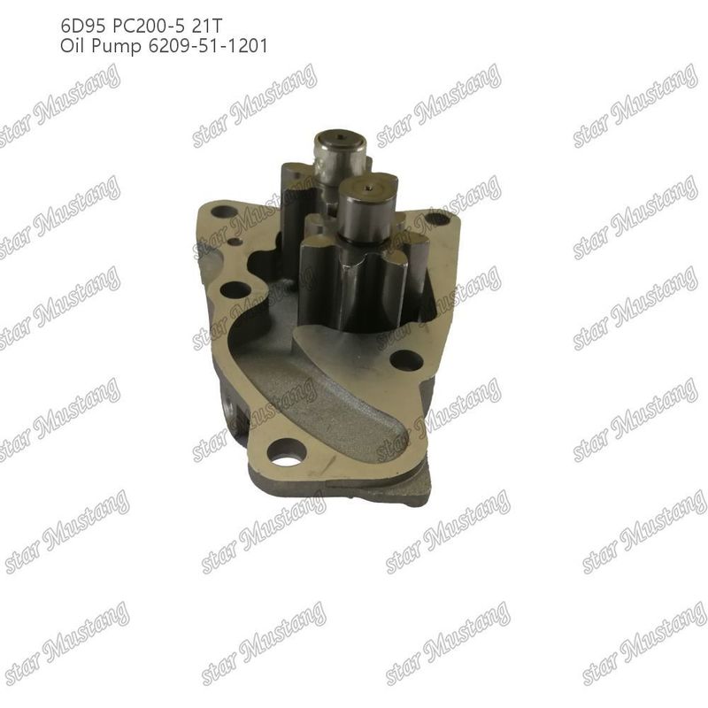 Oil Pump 6D95 PC200-5 21T 6209-51-1201 For Kumatsu Engine Spare Parts