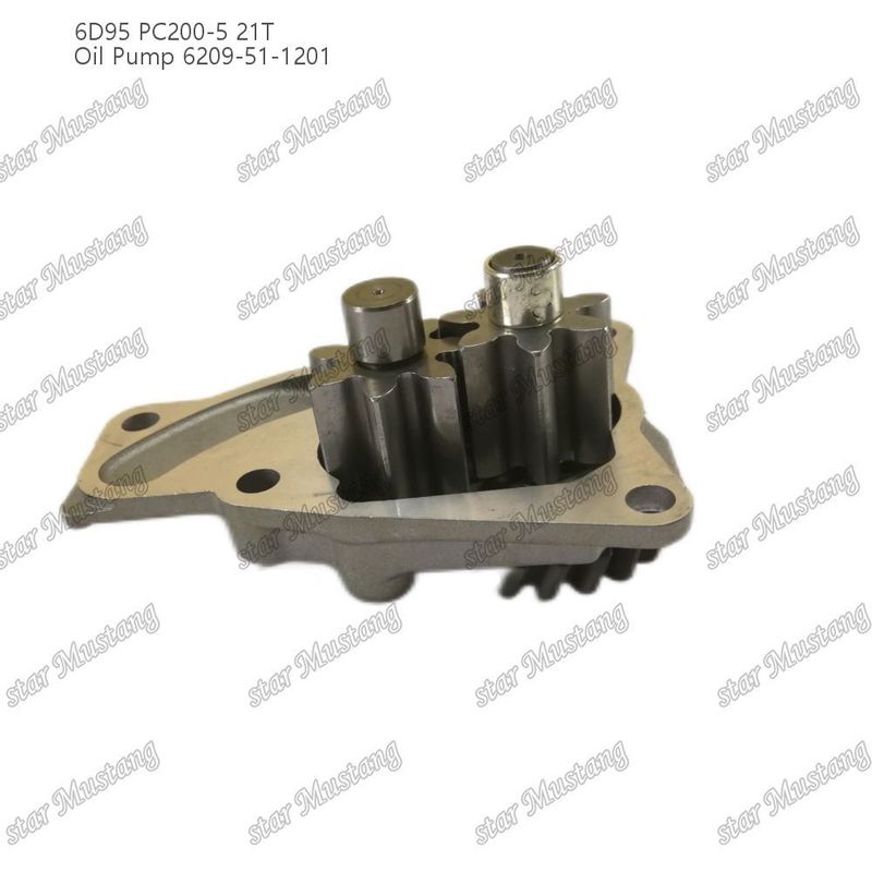 Oil Pump 6D95 PC200-5 21T 6209-51-1201 For Kumatsu Engine Spare Parts