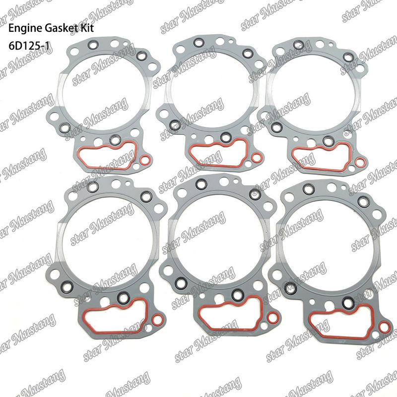 Full Gasket Kit 6D125-1 Gasket Set For Komatsu Diesel Engine Repair Parts