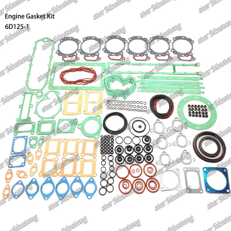 Full Gasket Kit 6D125-1 Gasket Set For Komatsu Diesel Engine Repair Parts