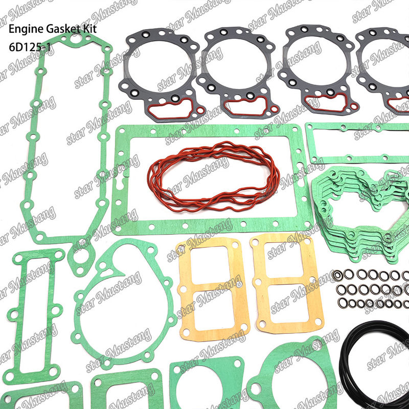 Full Gasket Kit 6D125-1 Gasket Set For Komatsu Diesel Engine Repair Parts
