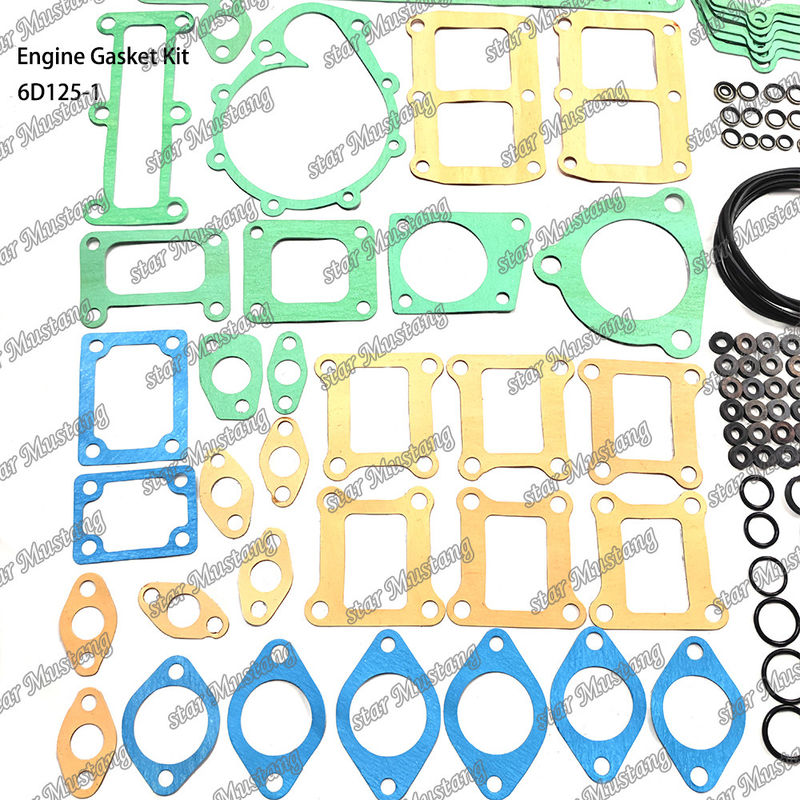 Full Gasket Kit 6D125-1 Gasket Set For Komatsu Diesel Engine Repair Parts