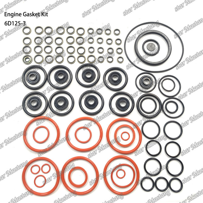 Full Gasket Kit 6D125-3 Gasket Set For Komatsu Diesel Engine Repair Parts