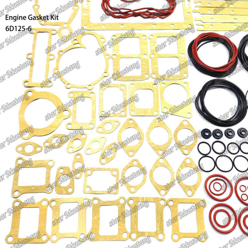 Full Gasket Kit 6D125-6 Gasket Set For Komatsu Diesel Engine Repair Parts