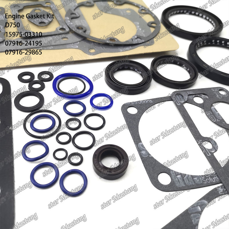 D750 Full Gasket Set Head Gasket 15975-03310 Upper 07916-24195 Lower 07916-29865 Suitable For Kubota