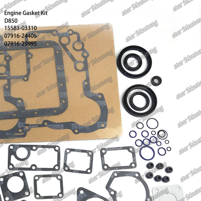 D850 Full Gasket Set Head Gasket 15583-03310 Upper 07916-24405 Lower 07916-29995 Suitable For Kubota