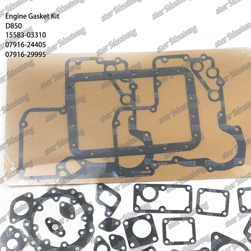 D850 Full Gasket Set Head Gasket 15583-03310 Upper 07916-24405 Lower 07916-29995 Suitable For Kubota