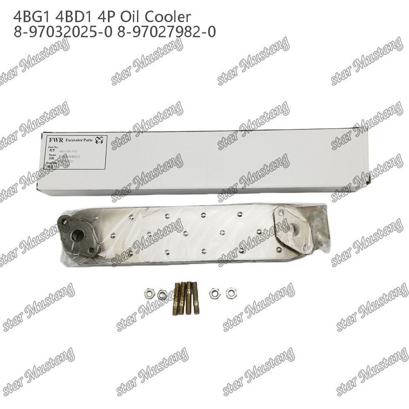 Oil Cooler 4BG1 4BD1 4P 8-97032025-0 8-97027982-0 For Isuzu Engine Spare Parts