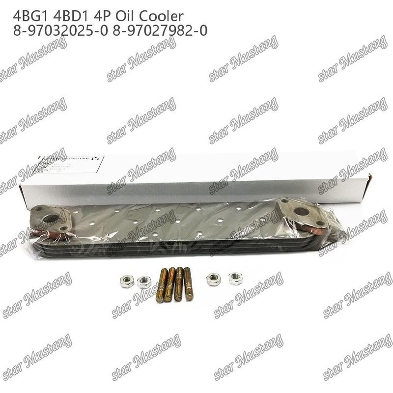 Oil Cooler 4BG1 4BD1 4P 8-97032025-0 8-97027982-0 For Isuzu Engine Spare Parts