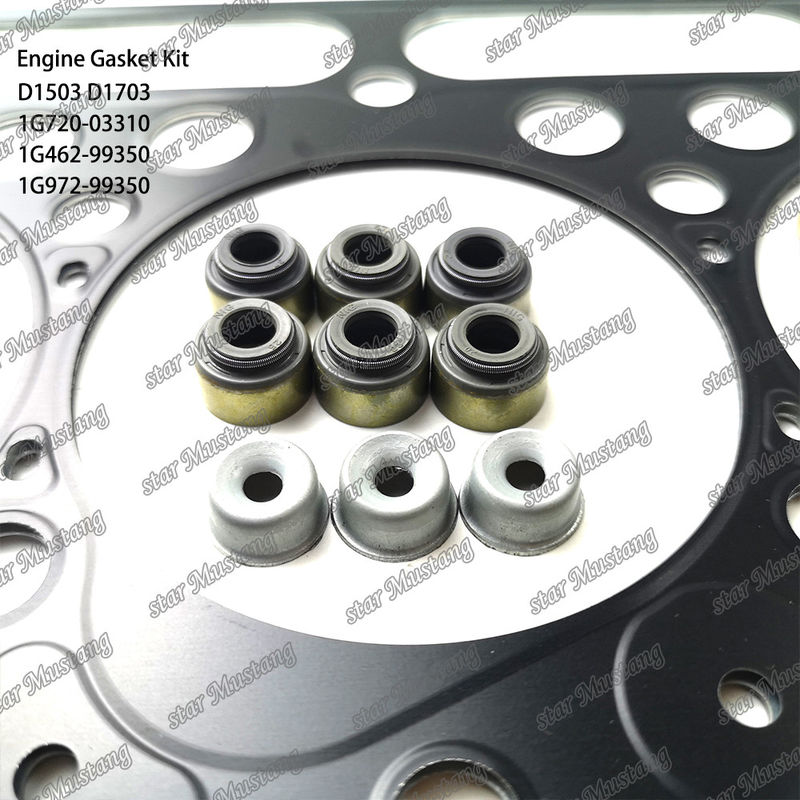 D1503 D1703 Full Gasket Set Metal 1G720-03310 1G462-99350 1G972-99350 Suitable For Kubota