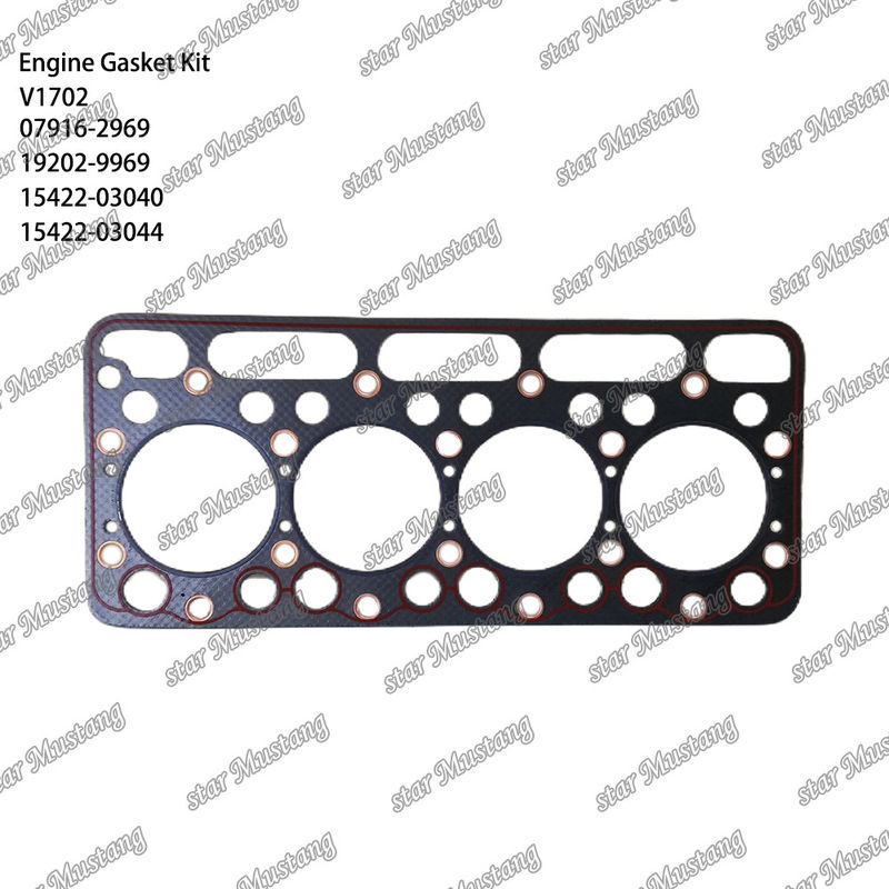 V1702 Full Gasket Set 07916-2969 19202-9969 15422-03040 15422-03044 Suitable For Kubota