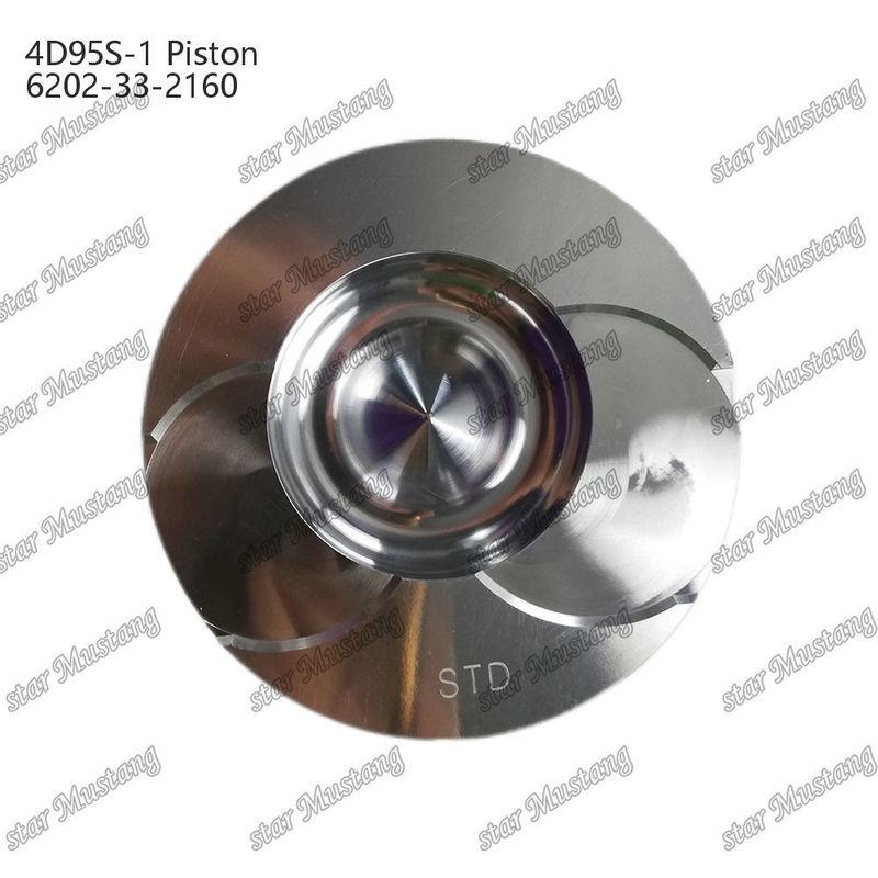 Piston 4D95S-1 104mm high round bottom 51mm combustion chamber 6202-33-2160 For Kumatsu Engine Spare Parts