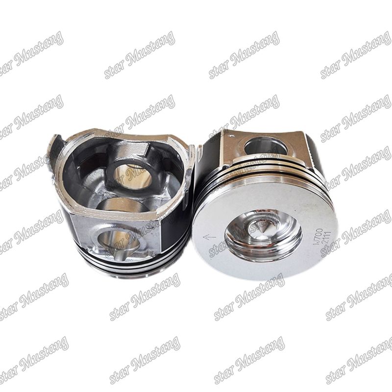 Piston V2607 CR Combustion chamber 45.5mm 1J700-21110 For Kubota Engine Spare Parts
