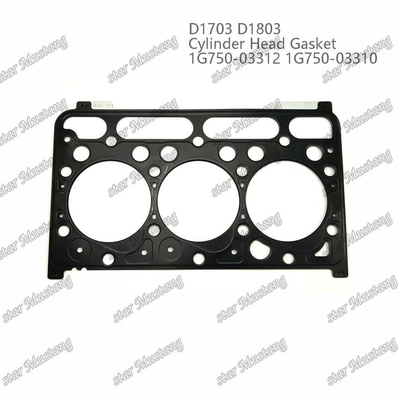 D1703 D1803 Cylinder Head Gasket Metal 1.20mm 1G750-03312 1G750-03310 Suitable For Kubota Engine