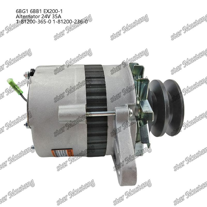 Alternator 6BG1 6BB1 EX200-1 24V 35A 1-81200-365-0 1-81200-236-0
