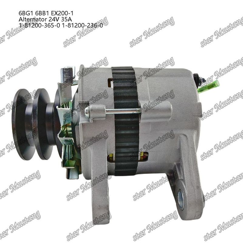 Alternator 6BG1 6BB1 EX200-1 24V 35A 1-81200-365-0 1-81200-236-0