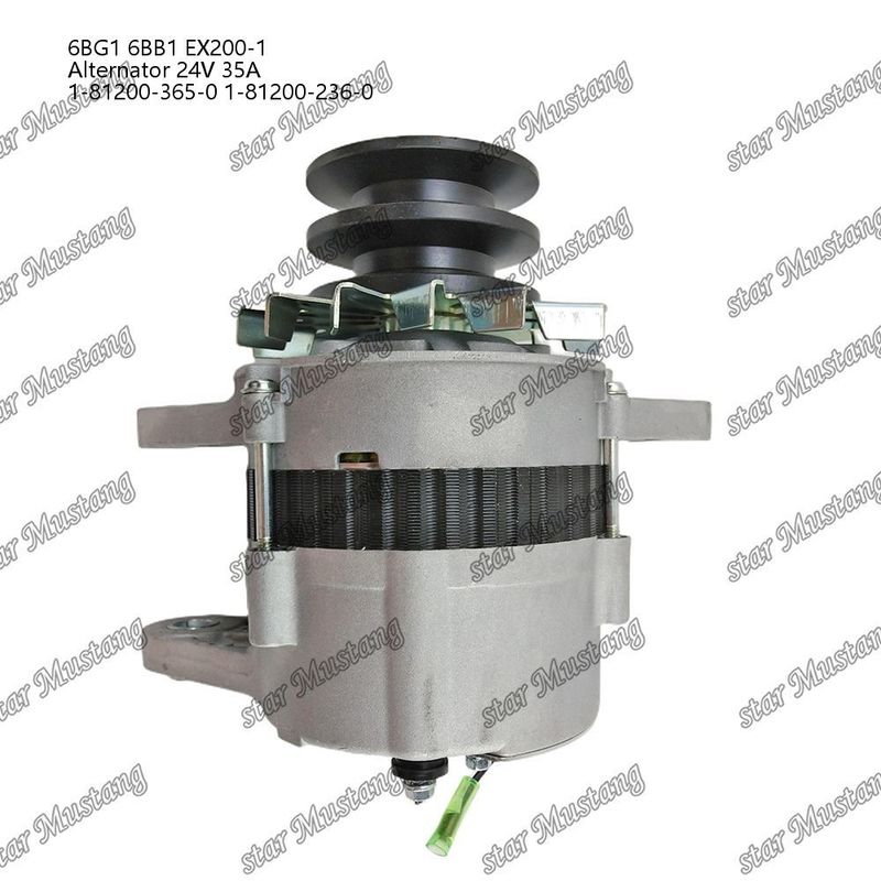Alternator 6BG1 6BB1 EX200-1 24V 35A 1-81200-365-0 1-81200-236-0