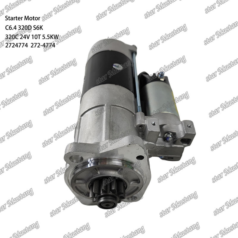 Engine Starter Motor C6.4 320D S6K 320C 24V 10T 5.5KW 2724774 272-4774 For Caterpillar Engine Spare Parts