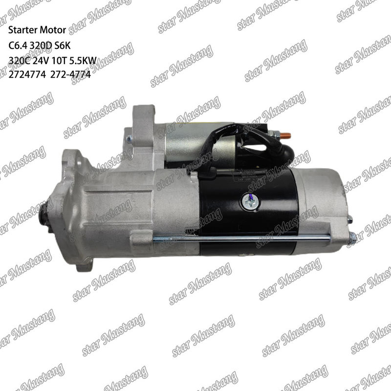 Engine Starter Motor C6.4 320D S6K 320C 24V 10T 5.5KW 2724774 272-4774 For Caterpillar Engine Spare Parts