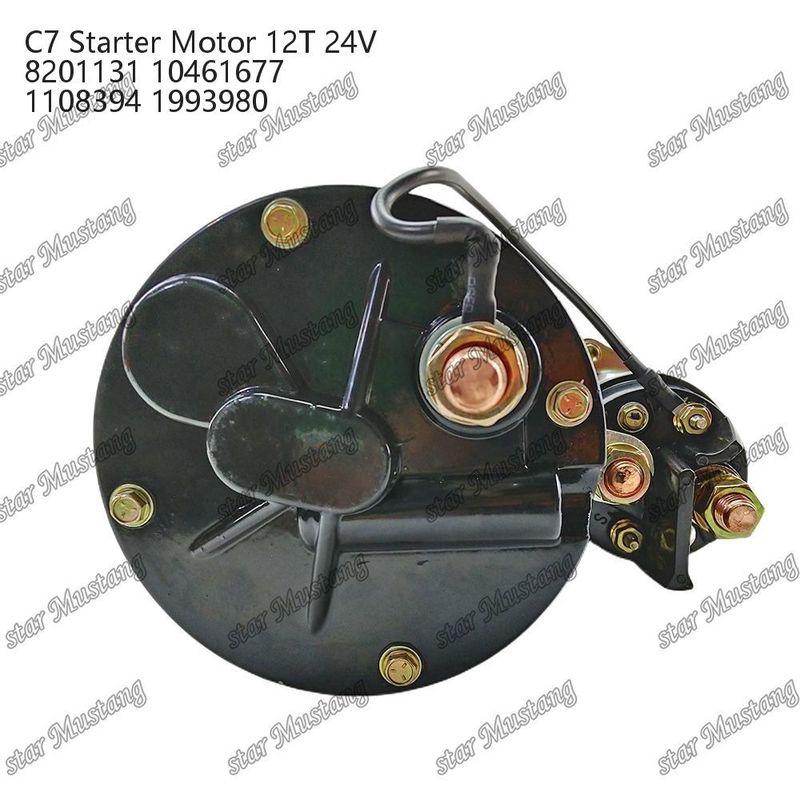 Engine Starter Motor C7 12T 24V 8201131 10461677 1108394 1993980 For Caterpillar Engine Spare Parts