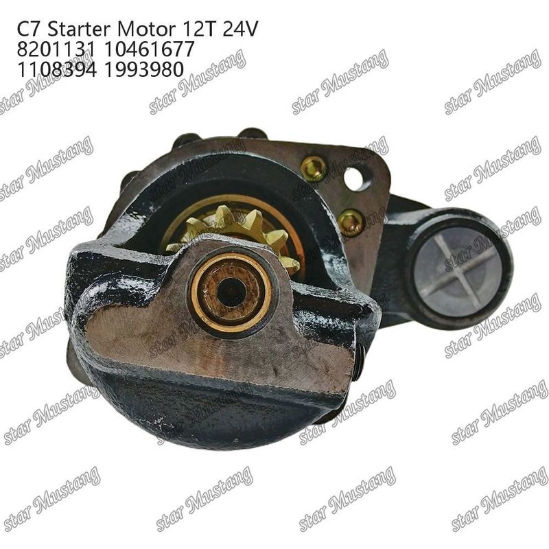 Engine Starter Motor C7 12T 24V 8201131 10461677 1108394 1993980 For Caterpillar Engine Spare Parts