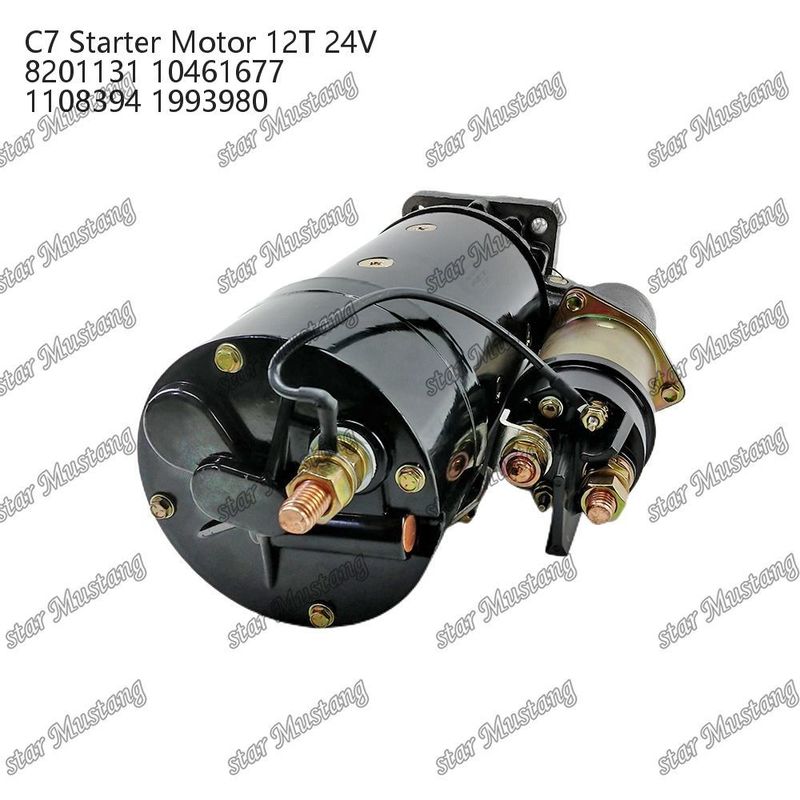 Engine Starter Motor C7 12T 24V 8201131 10461677 1108394 1993980 For Caterpillar Engine Spare Parts