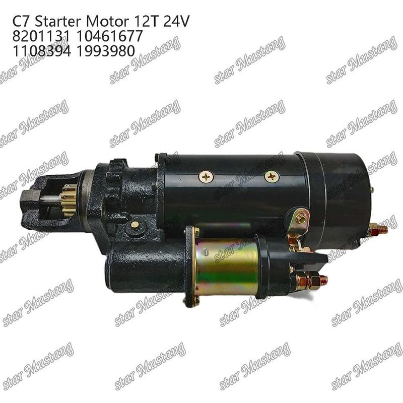 Engine Starter Motor C7 12T 24V 8201131 10461677 1108394 1993980 For Caterpillar Engine Spare Parts