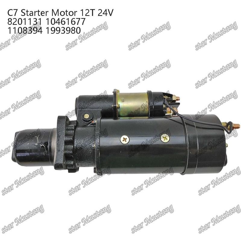 Engine Starter Motor C7 12T 24V 8201131 10461677 1108394 1993980 For Caterpillar Engine Spare Parts