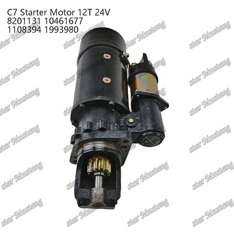 Engine Starter Motor C7 12T 24V 8201131 10461677 1108394 1993980 For Caterpillar Engine Spare Parts
