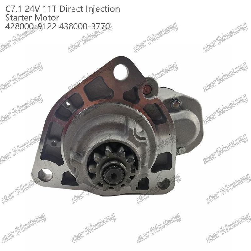 Engine Starter Motor C7.1 DI Type 24V 11T 428000-9122 438000-3770 For Caterpillar Engine Spare Parts