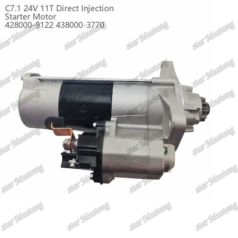 Engine Starter Motor C7.1 DI Type 24V 11T 428000-9122 438000-3770 For Caterpillar Engine Spare Parts