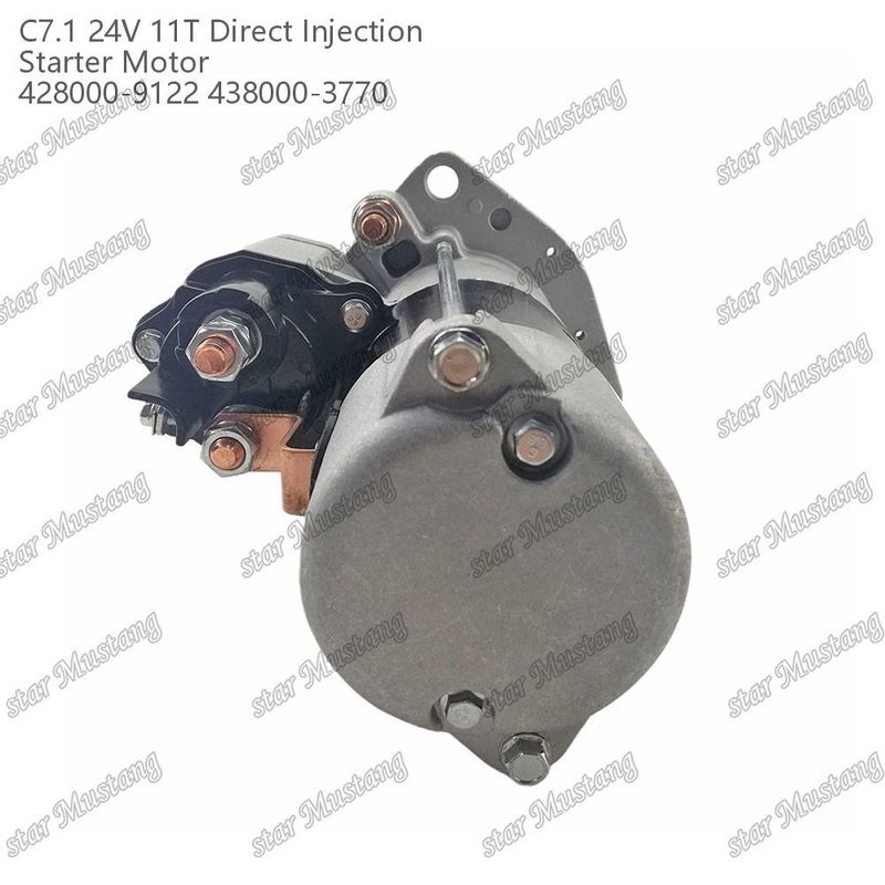 Engine Starter Motor C7.1 DI Type 24V 11T 428000-9122 438000-3770 For Caterpillar Engine Spare Parts