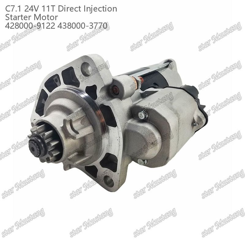 Engine Starter Motor C7.1 DI Type 24V 11T 428000-9122 438000-3770 For Caterpillar Engine Spare Parts