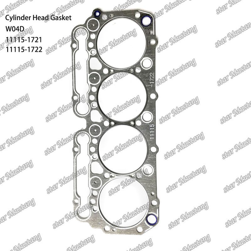 Cylinder head gasket W04D 11115-1721 11115-1722 For HINO Engine Spare Parts