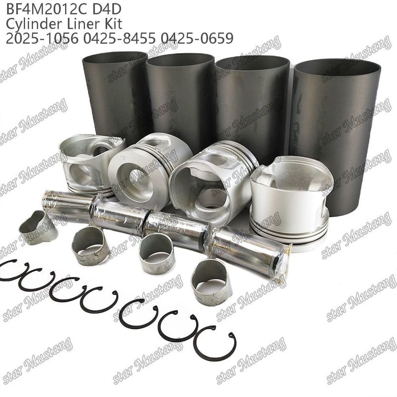 Engine Piston Kit for Heavy-Duty Vehicles BF4M2012C D4D 2025-1056 0425-8455 0425-0659