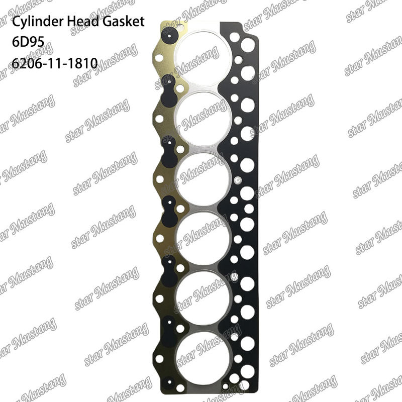 Cylinder Head Gasket 6D95 Metal 6206-11-1810  For KUMATSU Engine Spare Parts